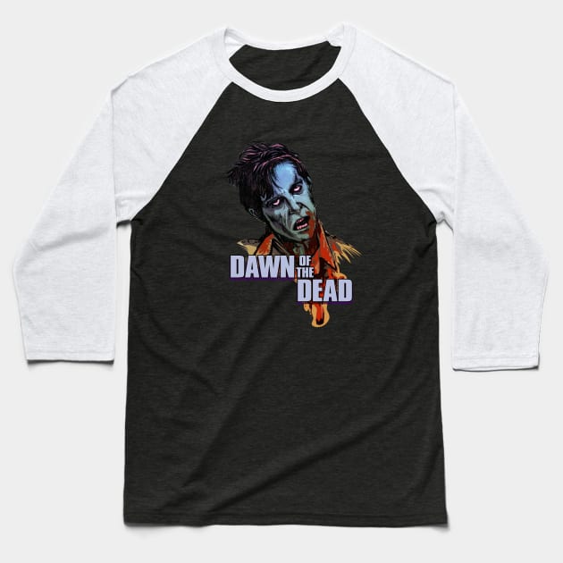 Dawn of the Dead- Flyboy Baseball T-Shirt by Creepsandbabes